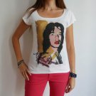 MICK JAGGER T-SHIRT CELEBRITY PHOTO T-SHIRT 100% COTTON TSHIRT PICTURE