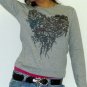 Sweat:Pretty long-sleeve t-shirt  7015145