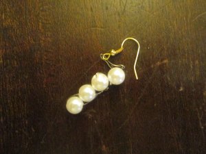 Drops Of Pearls Four Earrings