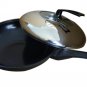 Jeetee New Cast aluminium formation Ceramic Non stick Wok with Cocktail Lid
