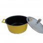 New Jeetee 15 Piece Porcelain Nonstick Cookware set Yellow