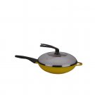 Jeetee New  32cm Yellow Nonstick Wok Chef