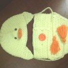 Diaper cover and hat (chick)
