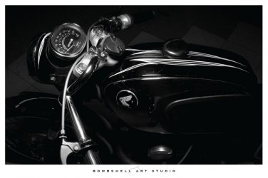 Print 05 - 1966 CB160 Cafe Racer