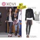 XCVI Repertory Leather Jacket Black NWT Size M