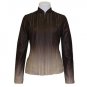 XCVI Ombre Brown Leather Jacket Size L