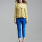 XCVI Blue Twiggy Cropped pants Size S