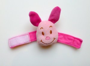 Baby Wrist Rattle Piglet