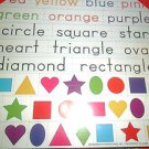 Colors and Shapes Magnets - 39 Magnets