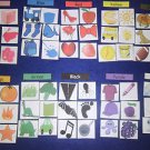 Preschool Color Sorting - FELT OR LAMINATED (80 Pieces Total)
