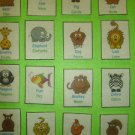 Animal Sight Words - Dual Language (English and Spanish):  FELT OR LAMINATED