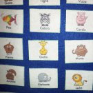 Spanish Animal Pieces - FELT OR LAMINATED CARDSTOCK, Your Choice