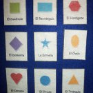 Spanish Shape Pieces - FELT OR LAMINATED CARDSTOCK, Your Choice