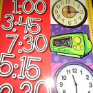 Telling Time Dry-Erase Work Book by Flowerpot Press 2012