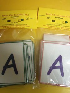 ABC Laminated Flash Cards for Boy or Girl NEW