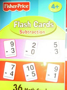 Subtraction Flash Cards by Fisher Price