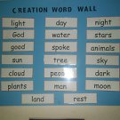 Creation Theme Word Wall - Also Choose From Any Other Bible Themed Word Walls