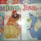 3  Bible Story Books by Wonder Kids 2011:  Jonah, David, Noah, & Many More!