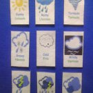 Weather Sight Words - Dual Language (English & Spanish):  FELT OR LAMINATED