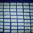 4 Letter Bible Sight Words - FELT OR LAMINATED CARDSTOCK, Your Choice