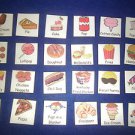 Junk Food Sight Words Felt Pieces or Laminated Cardstock, Your Choice