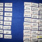 Noun & Verb Learning Felt Pieces for Elementary Level