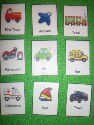 Transportation Theme Felt Pieces/Learning Tool NEW