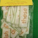 Second Grade State Standard Sight Words (46 Words) - LAMINATED OR FELT