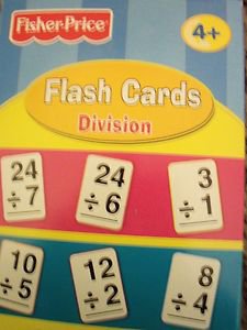Division Flash Cards by Fisher Price