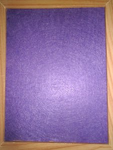 Purple Hand Held Felt Board/Reverse Side Dry Erase for Kids