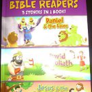 Level 1 Bible Readers 3 Stories in 1:  Daniel, David, & Jesus & the Children NEW