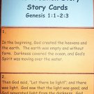 Bible Story Cards - Creation & Tons More Themes CHOOSE words in FELT or LAMINATE