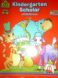 Kindergarten Scholar Work Book by School Zone - Ages 4-6
