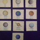 Sun, Moon, & Planet Sight Words and Number Order Match in Dual Language