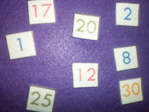 Preschool Number Felt Pieces/Learning Tool  NEW