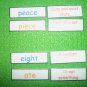 Language Arts Homonyms - FELT or LAMINATED CARDSTOCK, Your Choice