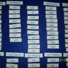Word Families:  Kindergarten-First Grade, Felt OR Laminated Card Stock