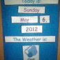 Date & Weather Felt Set