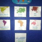 World Continent Sight Words and Match in Dual Language - FELT or LAMINATED, Your