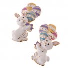 Spring Easter Jewelry Bunny with Easter Egg Balloon Stud Earrings Multi-Colored  ER00389BLGD00