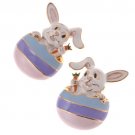 Spring Easter Jewelry Bunny in Easter Egg Carrot Stud Earrings Multi-Colored  ER00389CARD00