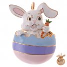 Spring Easter Jewelry Bunny in Easter Egg Carrot Charm Brooch Pin Pendant BH00032CAGD00