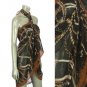 Beach Sarong Pareo Shawl Wrap Chain N Belt Black SFBP027-BK