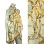 Beach Sarong Pareo Shawl Wrap Chain N Belt Ivory SFBP027-IV