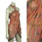 Beach Sarong Pareo Shawl Wrap Chain N Belt Pink SFBP027-PK