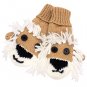 Knitted Fun 3D Animal Soft Mittens Gloves Camel Lion  GL00007LI