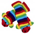 Knitted Fun 3D Animal Soft Mittens Gloves Stripe Monkey GL00007SM
