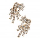Bridal Wedding Jewelry Unique Crystal Rhinestone Burst Fashion Earrings Gold  ER00513GDCL