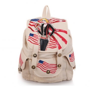 painted backpack FREE SHIPPING WORLDWIDE