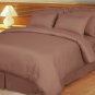 King Size SALMON stripe Sheet Set & Duvet Cover Set  7PC 1200TC Egyptian Cotton